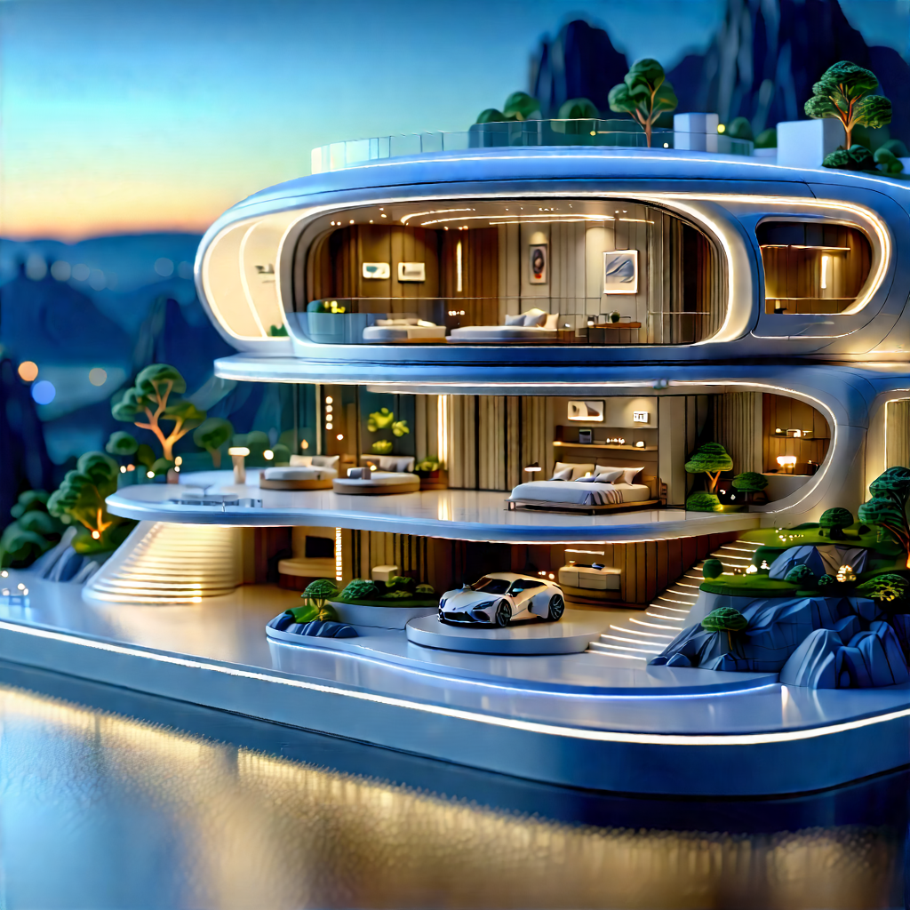 Futuristic smart home