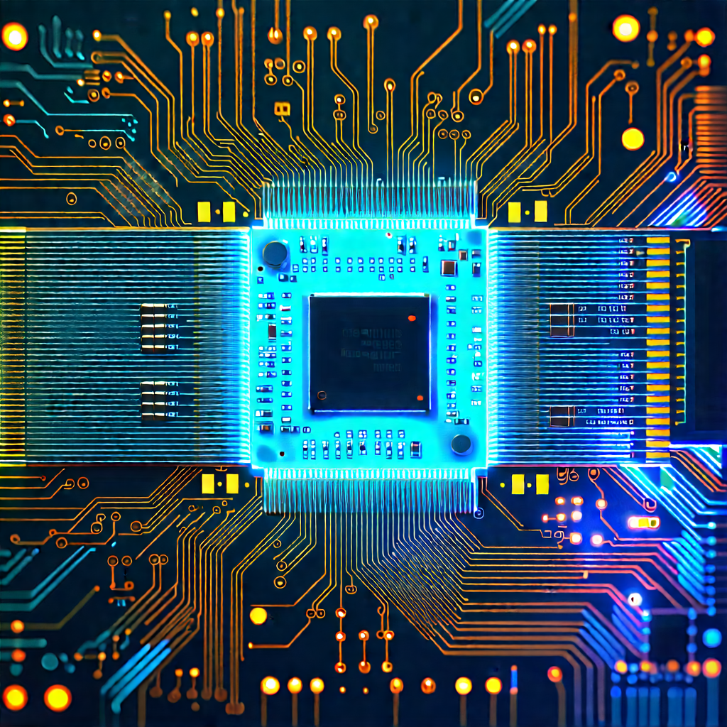 Circuit board with holographic projection