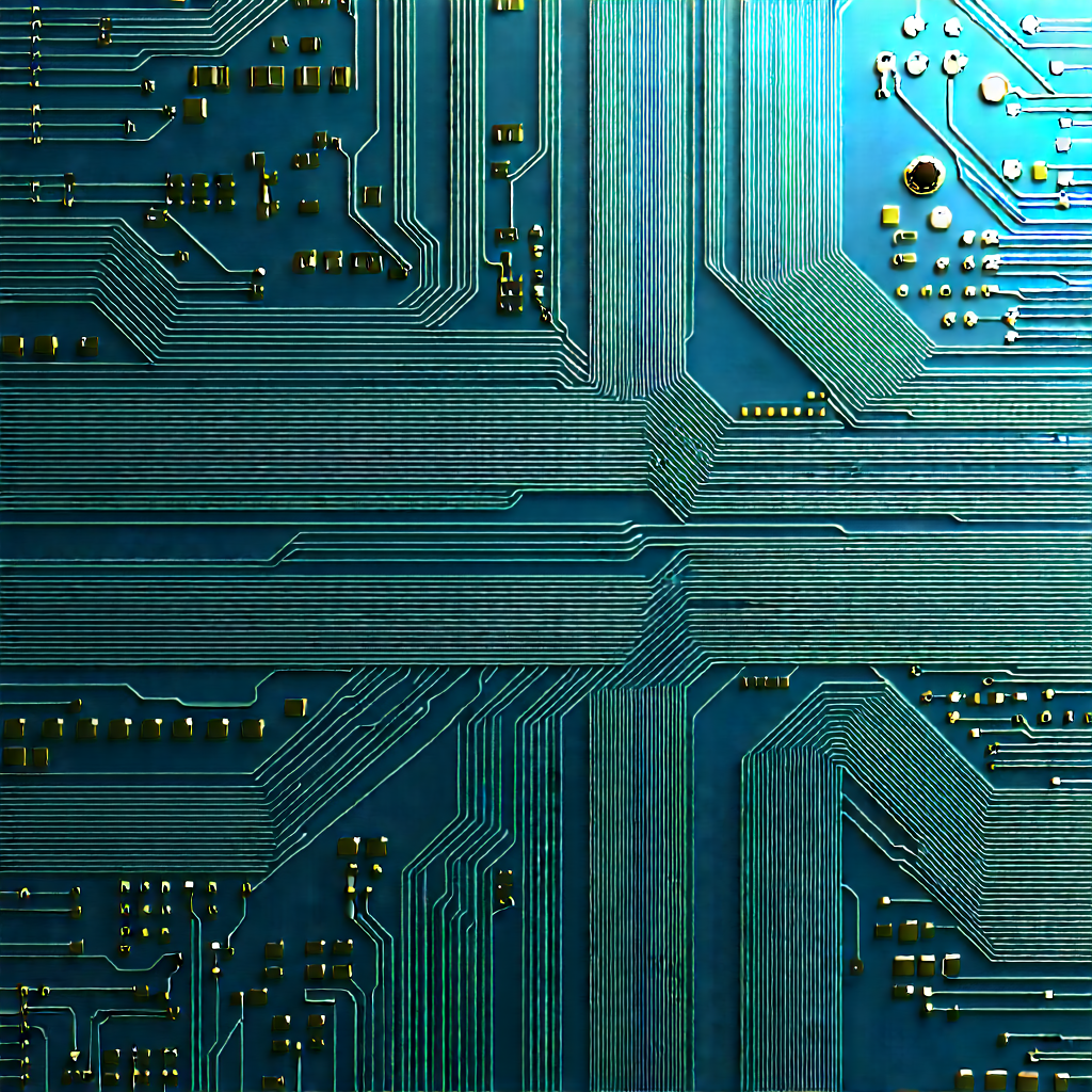 Circuit board with data streams