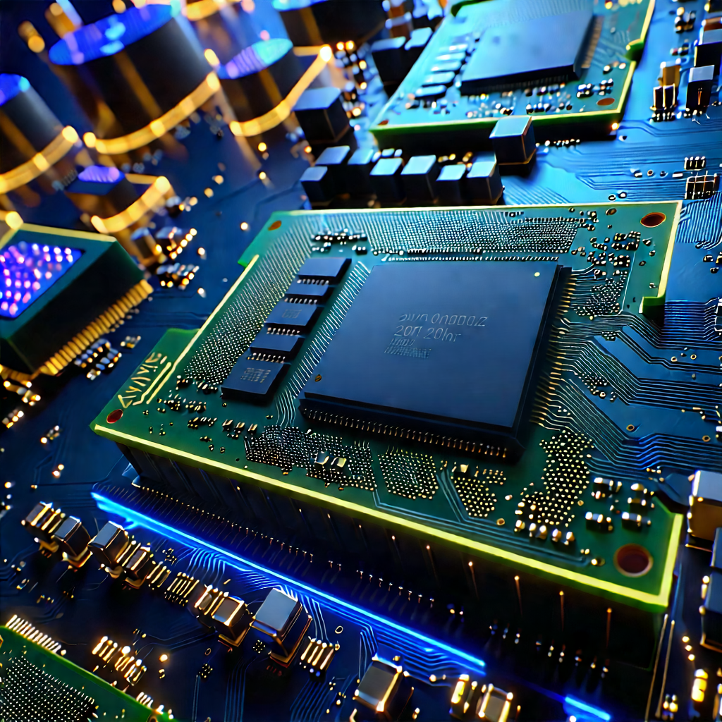 Close-up of memory module
