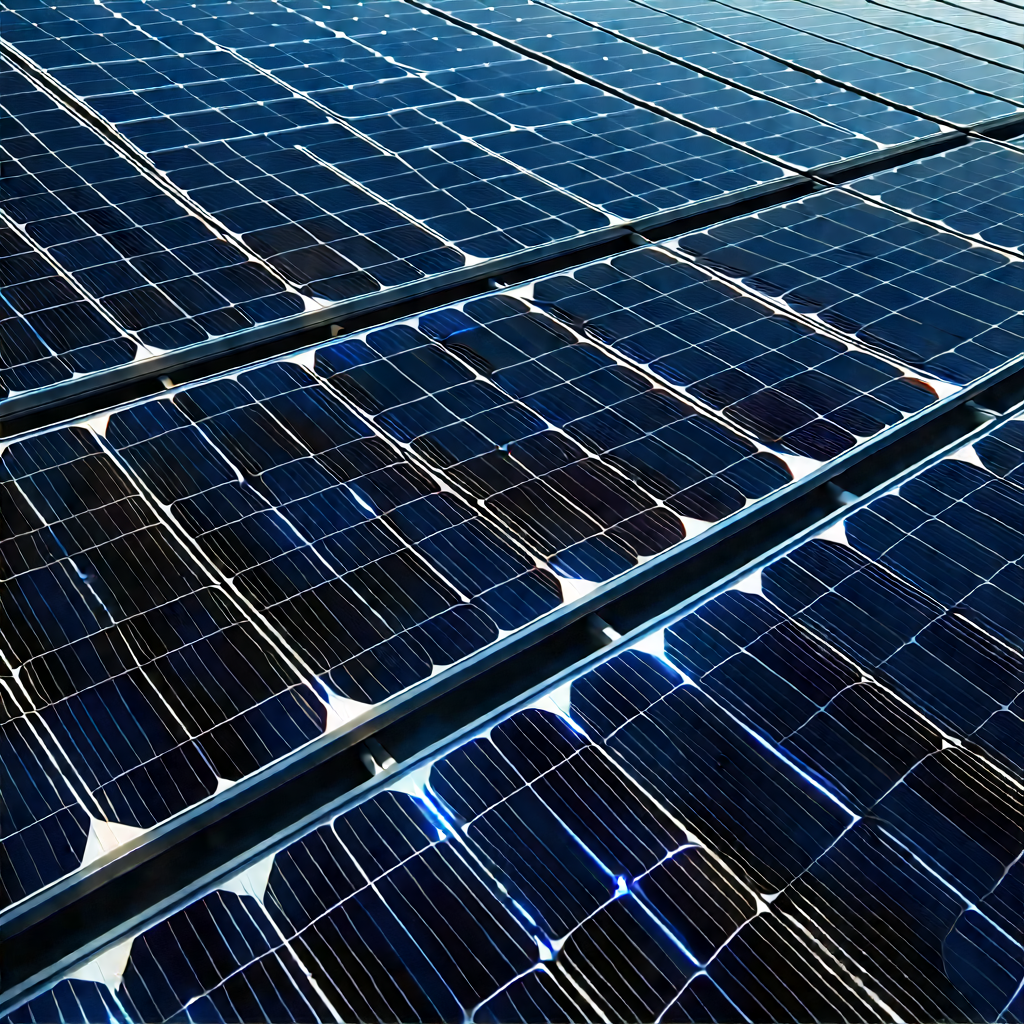 Solar panel with laser scanning