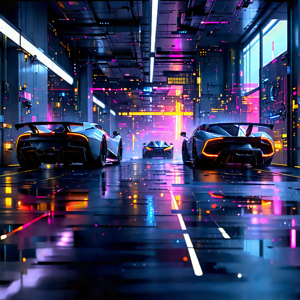 Automotive Technology In Tech Office With Image, There