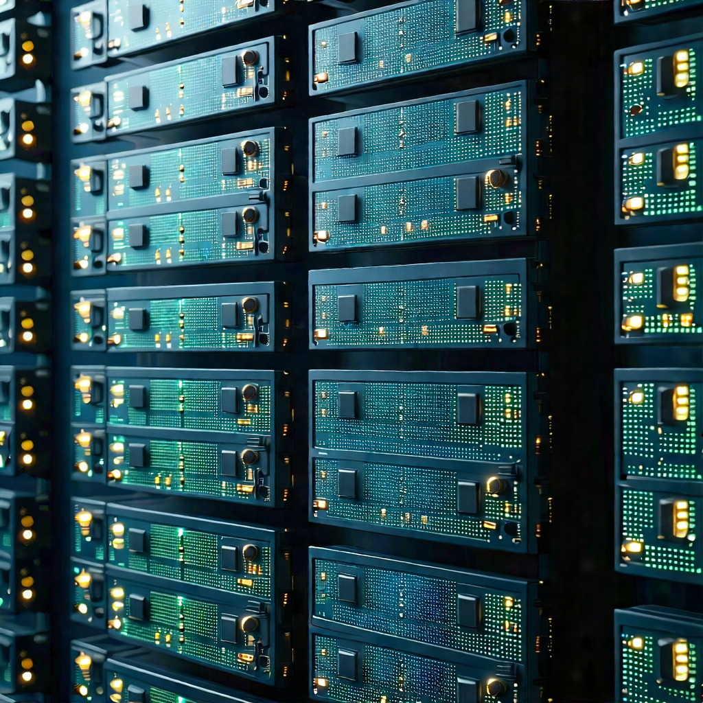 Close-up of sensor array