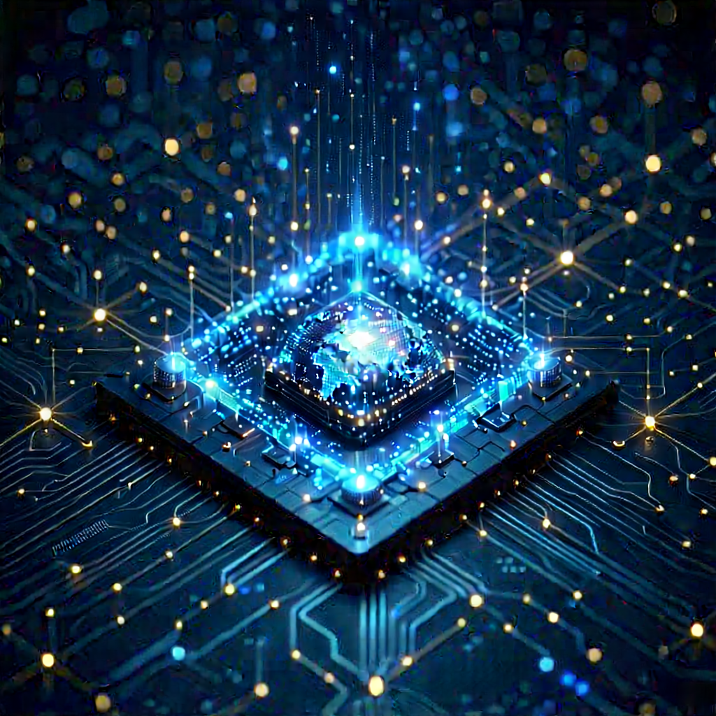 Blockchain Network Visualization With Image, There