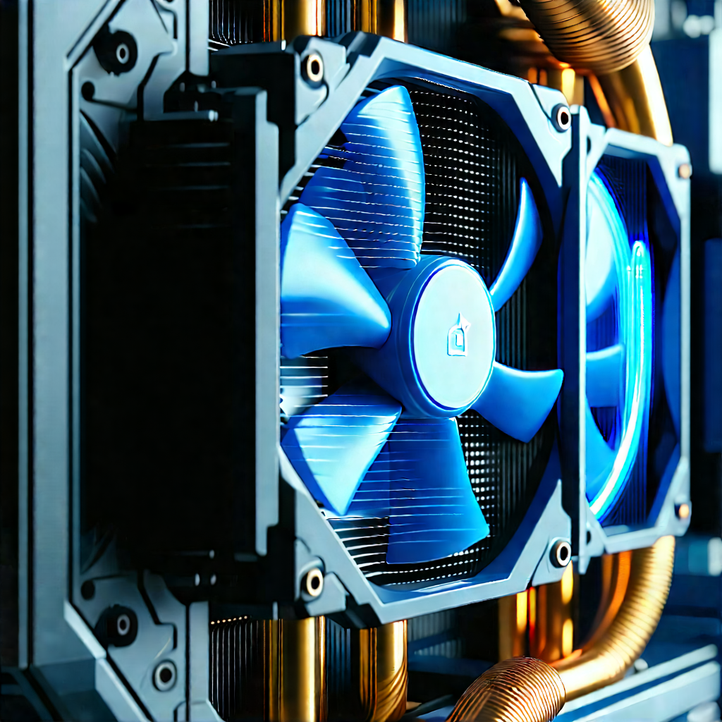 Close-up of cooling system
