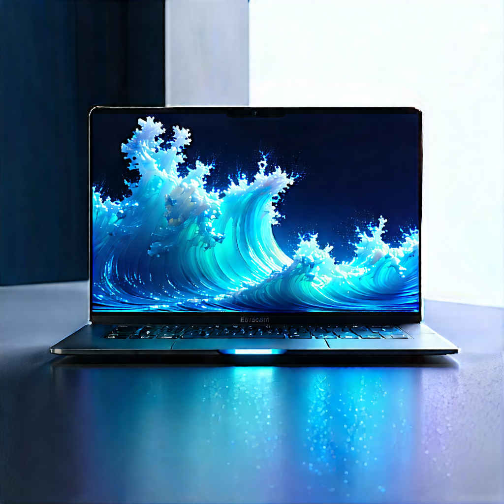 Laptop With Holographic Display With Laptop Computer