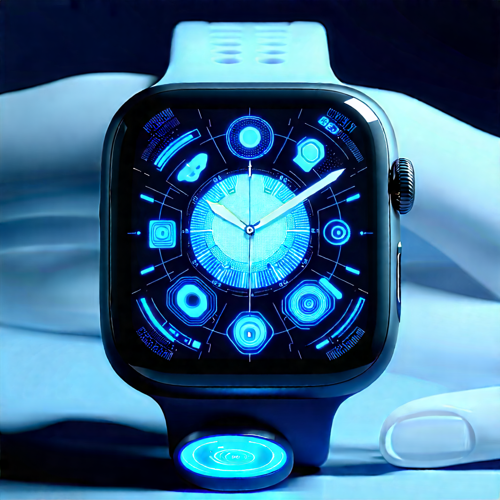 Smart watch with data visualization