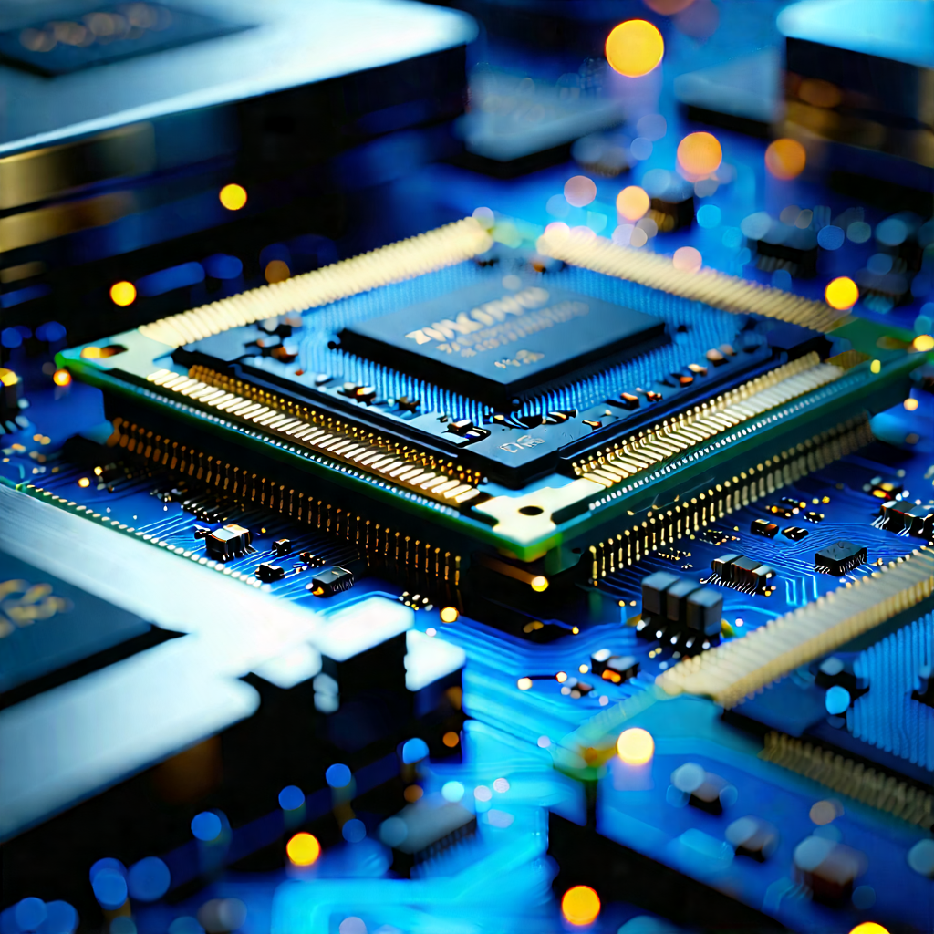 Close-up of memory module