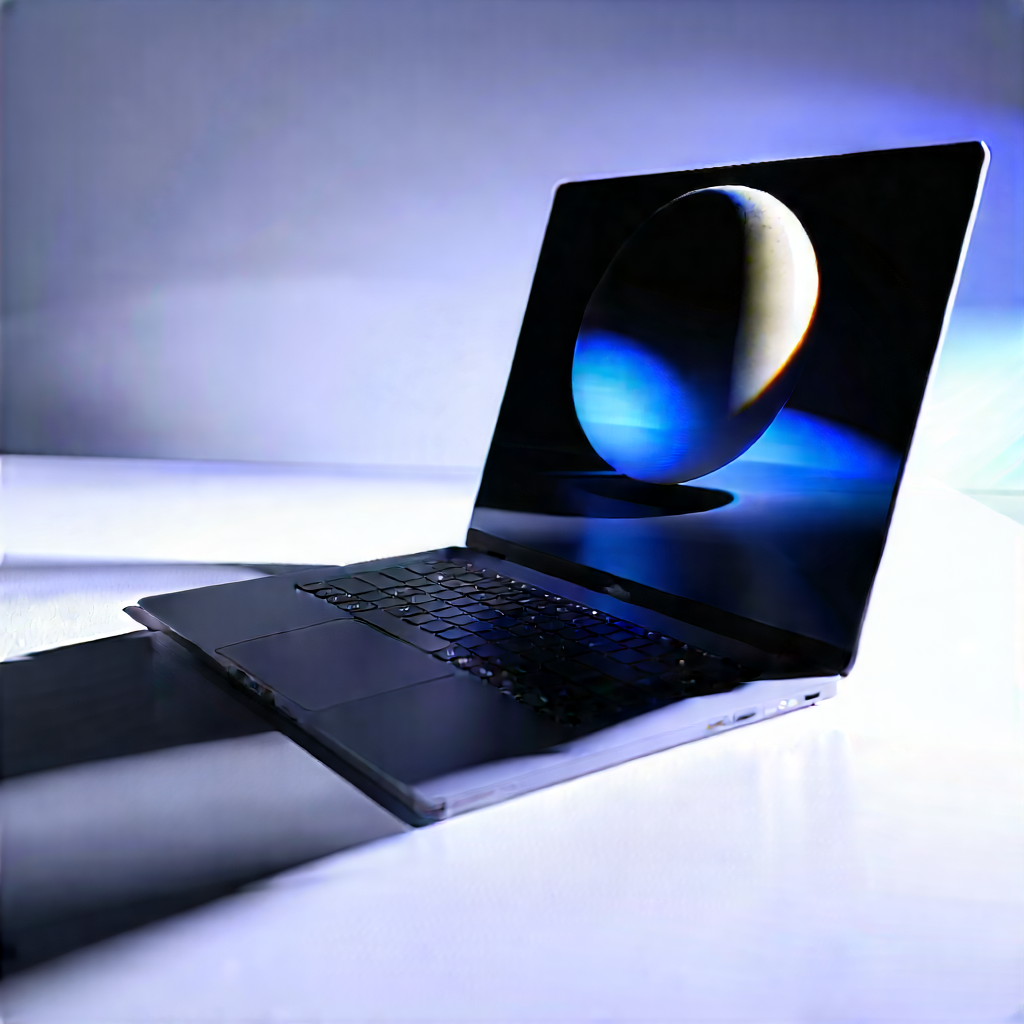 Laptop With Streaming Content With Laptop Computer