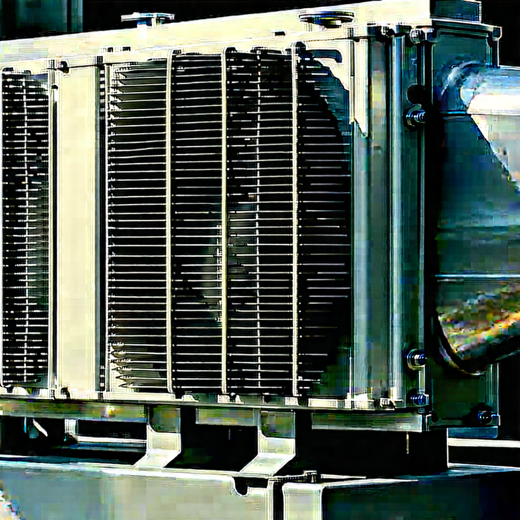 Close-up of cooling system