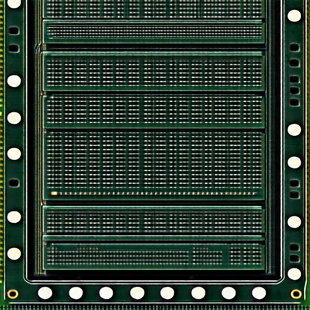Close-up of sensor array