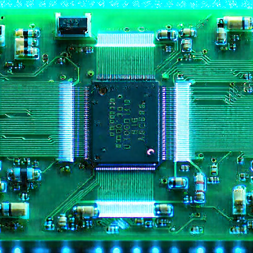 Circuit board with holographic projection