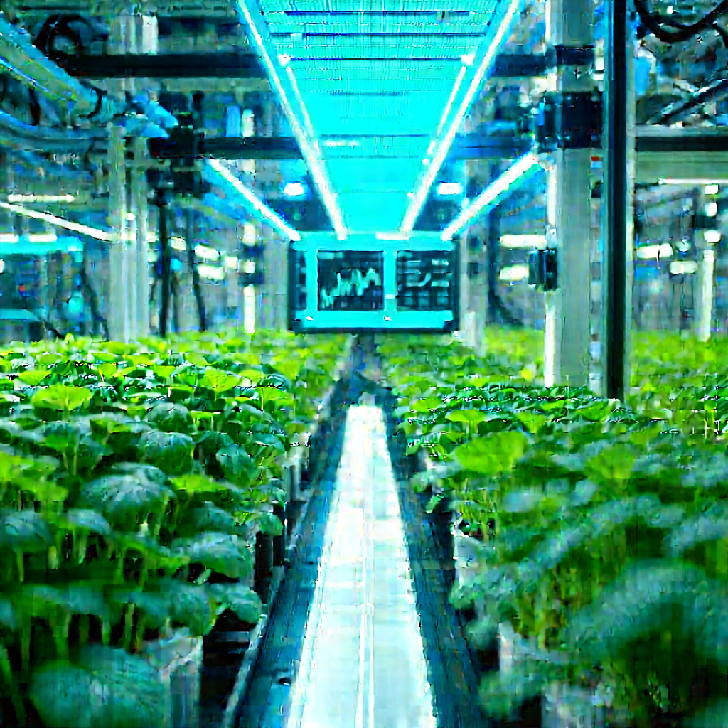 Agricultural technology in research center