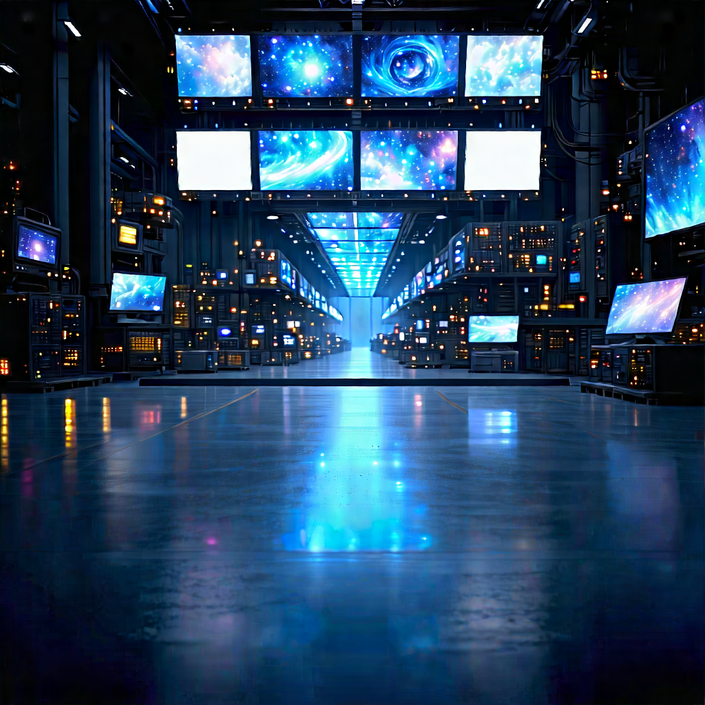 Entertainment Technology In Manufacturing Facility With Image, There