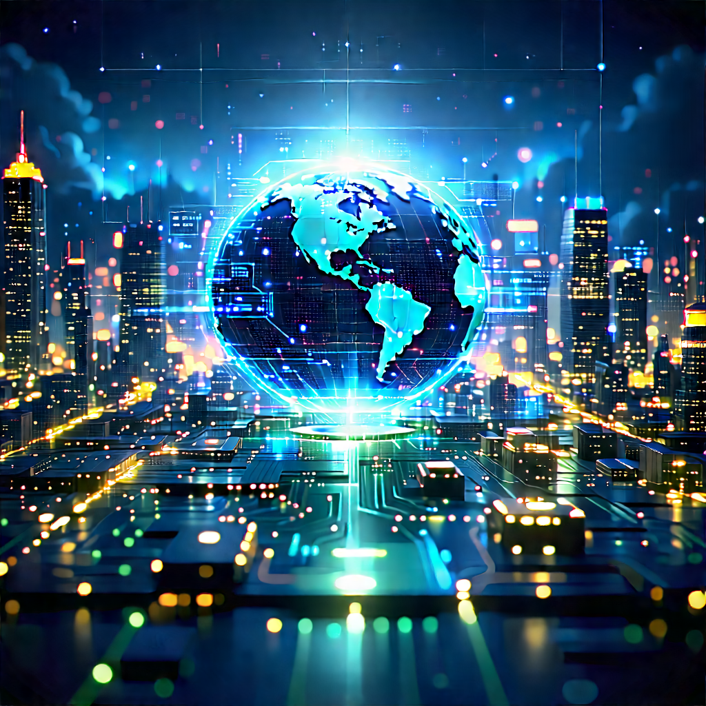 Financial Technology In Field Deployment With Large, Blue,