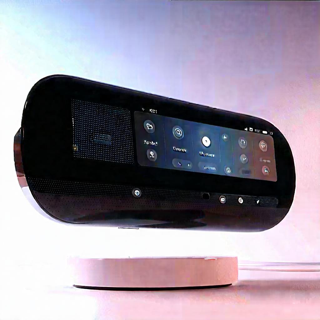 Smart Home (device:1.2) With User Interface With Black Silver