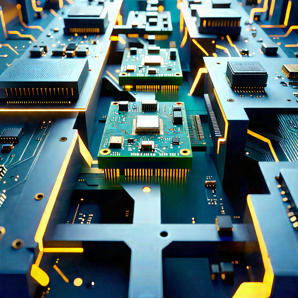 Close-up of sensor array
