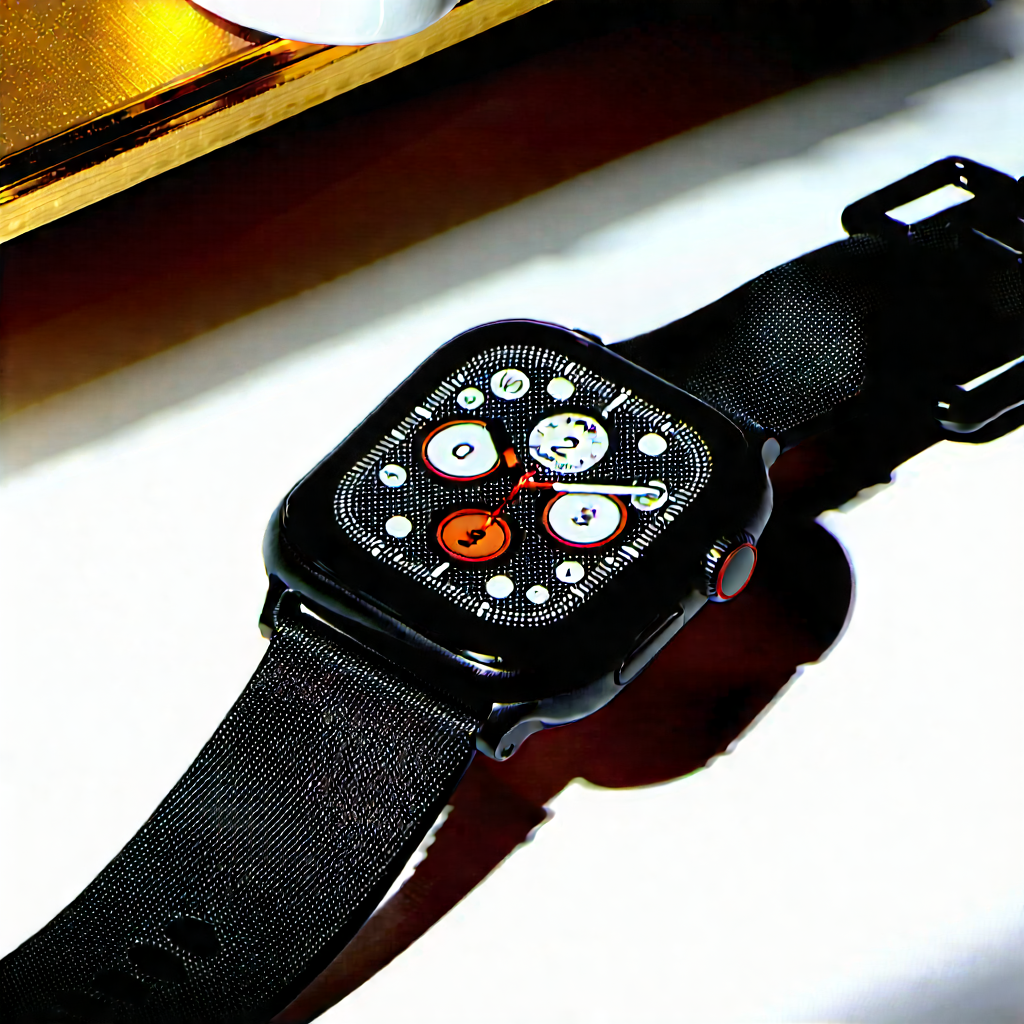 Smart watch with (digital:1.45) artwork