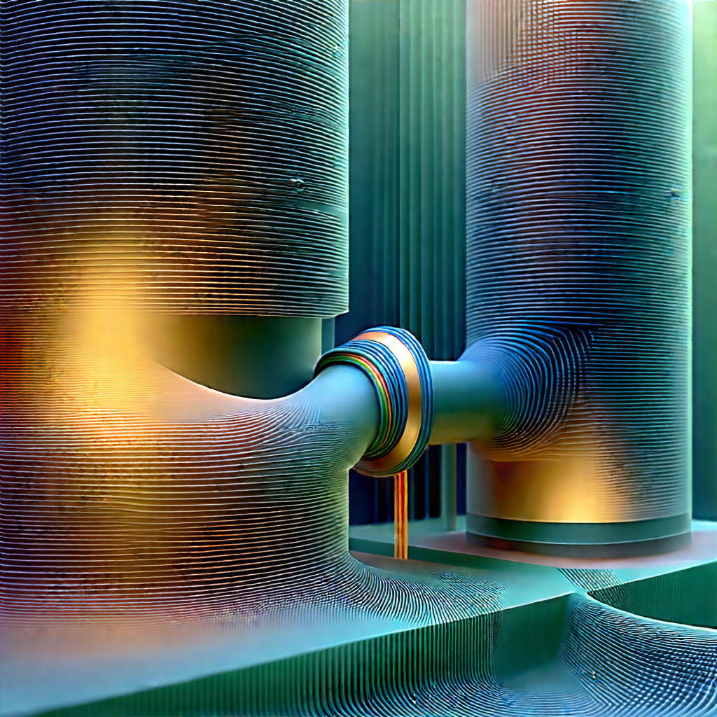Close-up of cooling system
