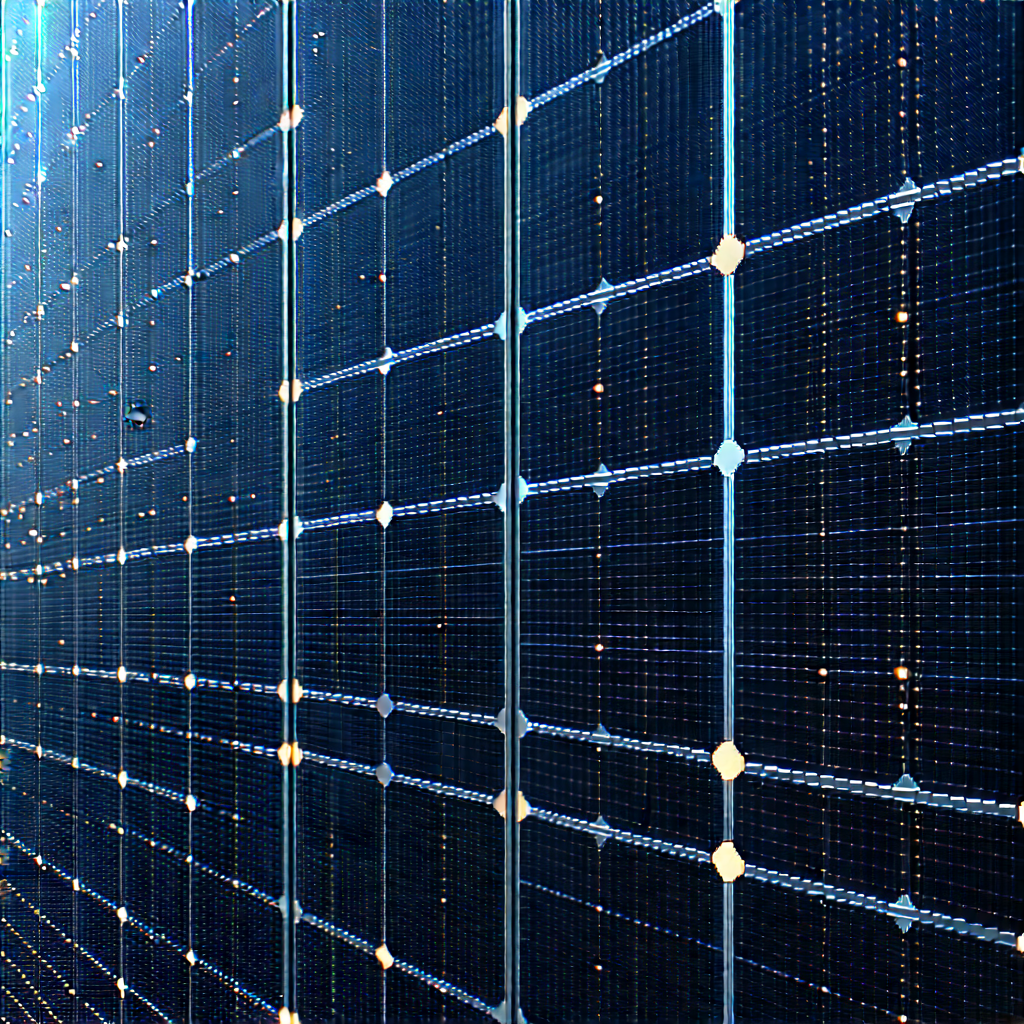 Solar panel with data streams