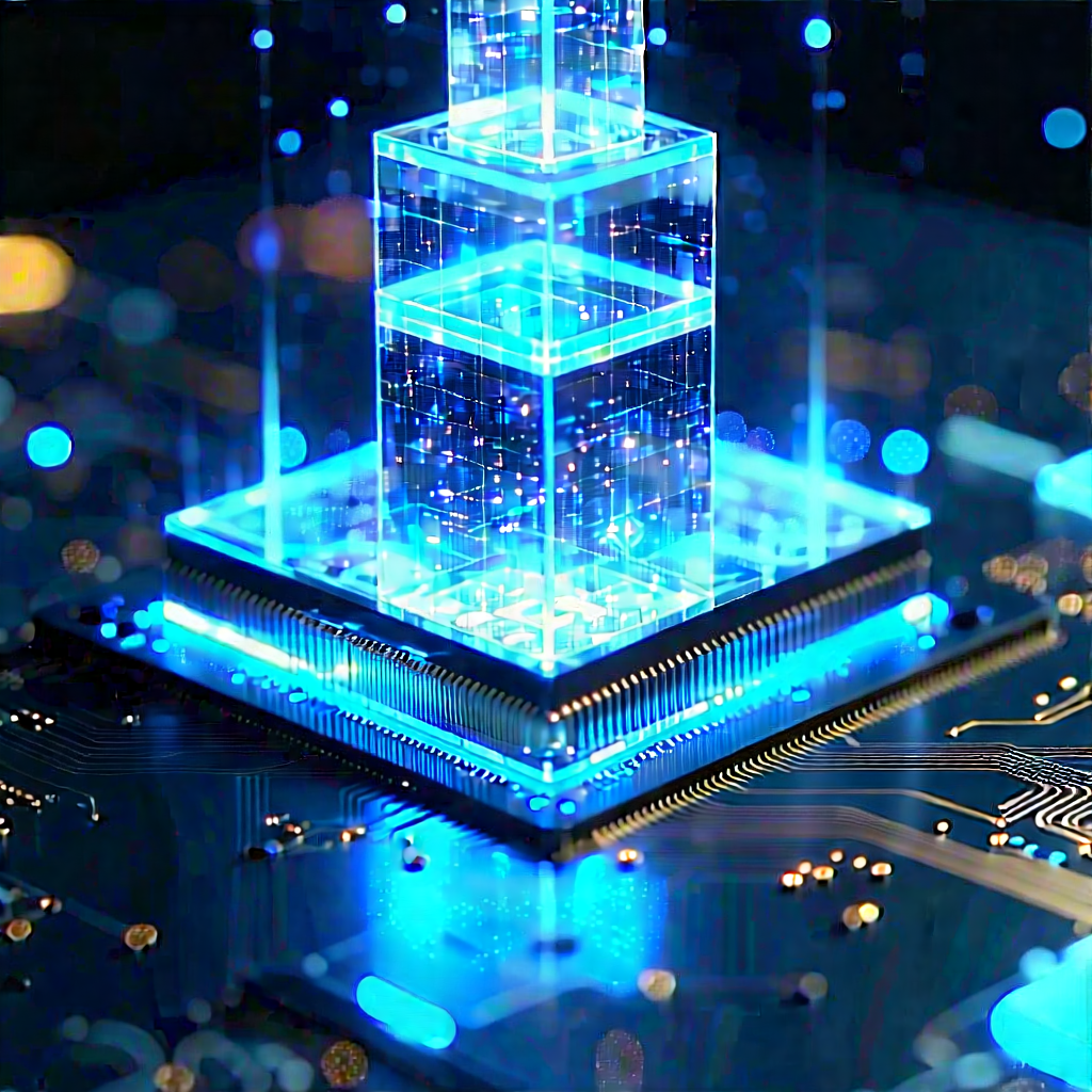 Quantum computer with holographic projection