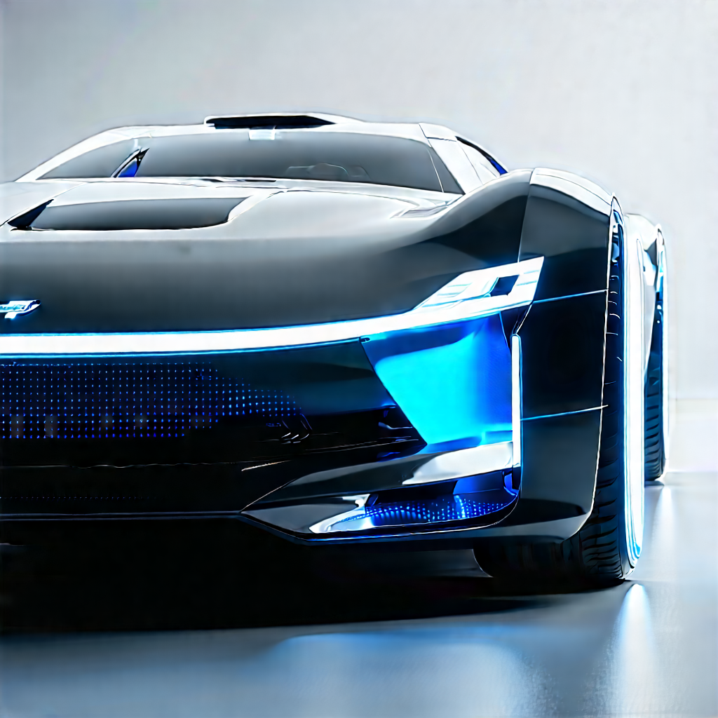 Innovative Electric Vehicle Design With Sleek, Futuristic-looking