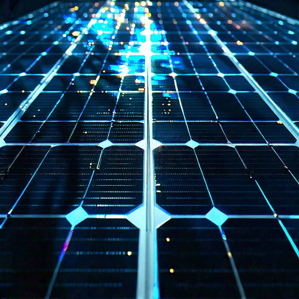 Solar Panel With Holographic Projection With Large Solar