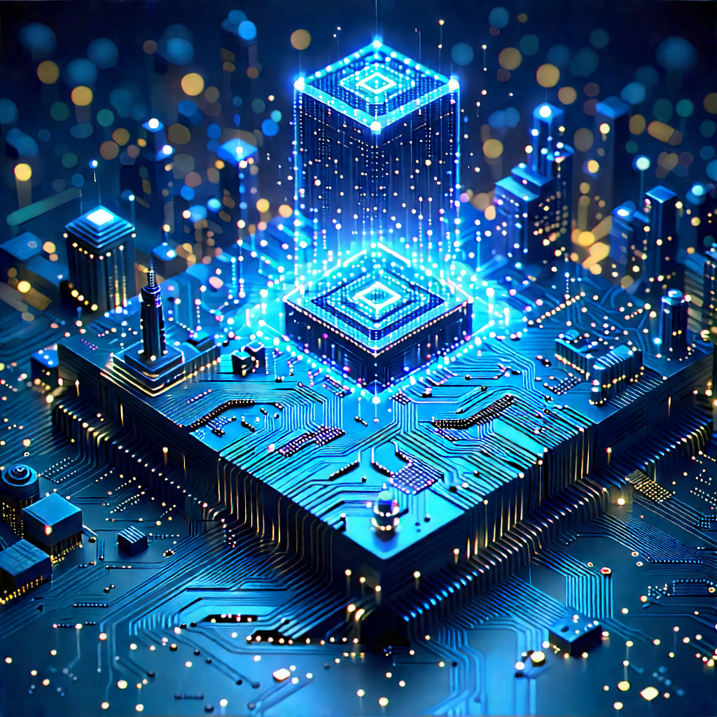 Blockchain Network Visualization With Image, There