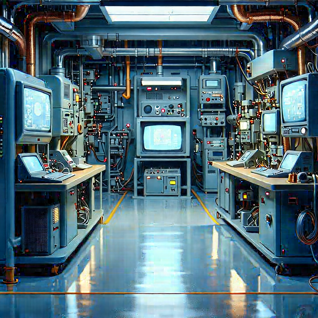 Entertainment Technology In Manufacturing Facility With Image, There