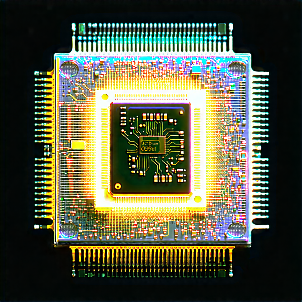 Microchip with digital particles