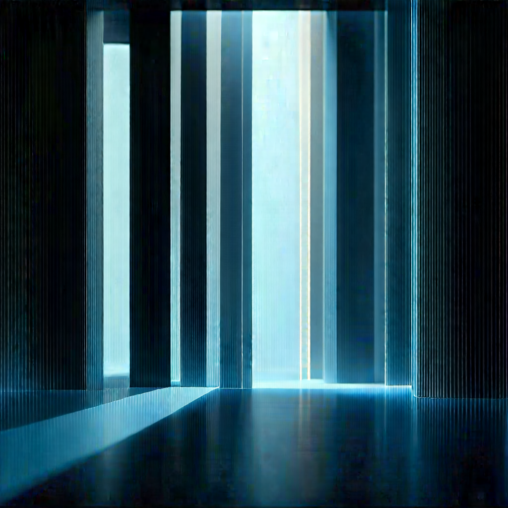 Futuristic digital workspace