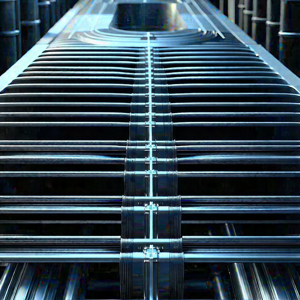 Close-up of cooling system
