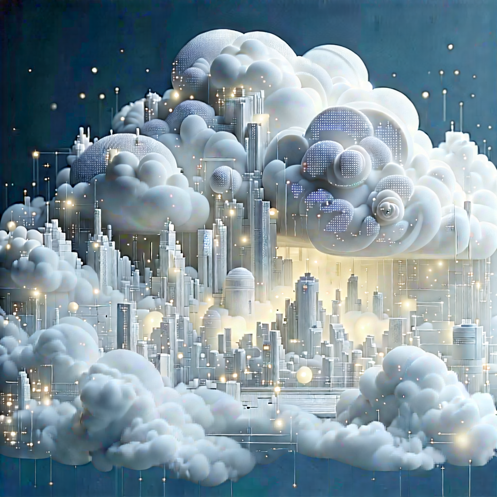 Cloud Computing Visualization With Painting City