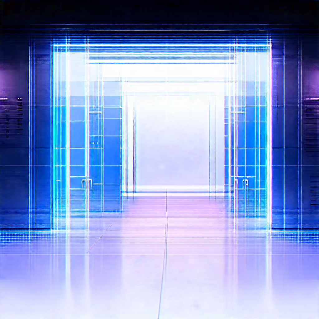 (futuristic:1.39) Tech Startup Office With Black White
