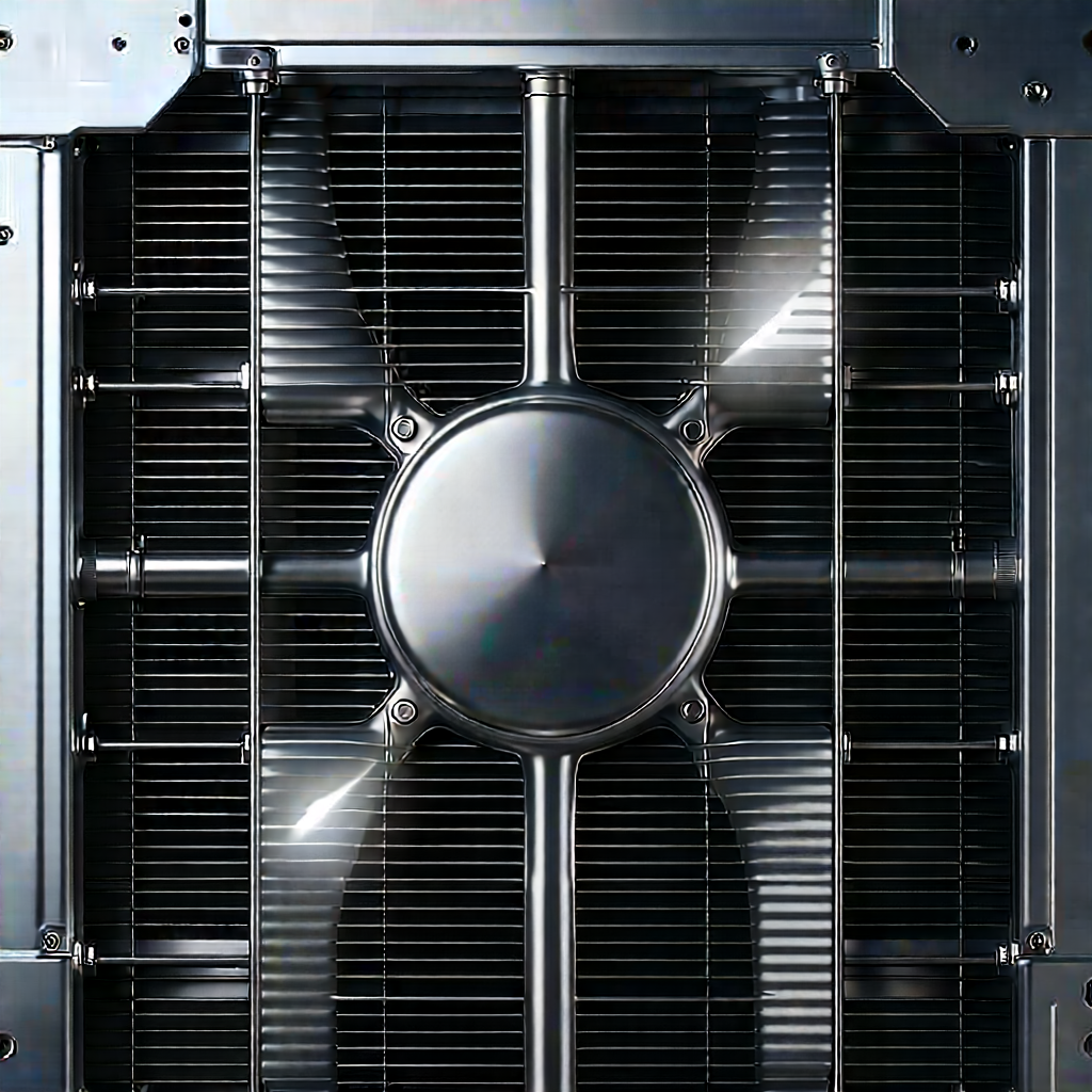 Close-up of cooling system
