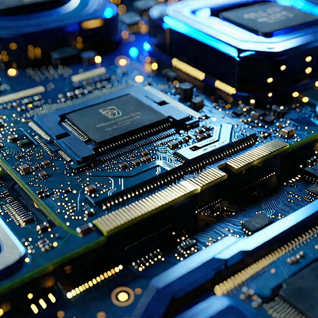 Close-up of memory module