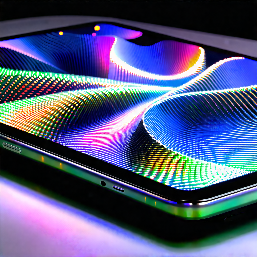 Tablet with holographic display
