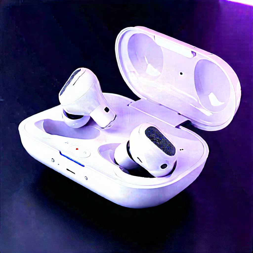 Wireless earbuds with digital artwork