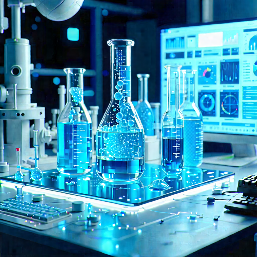 Educational Technology In Modern Laboratory With Image, There