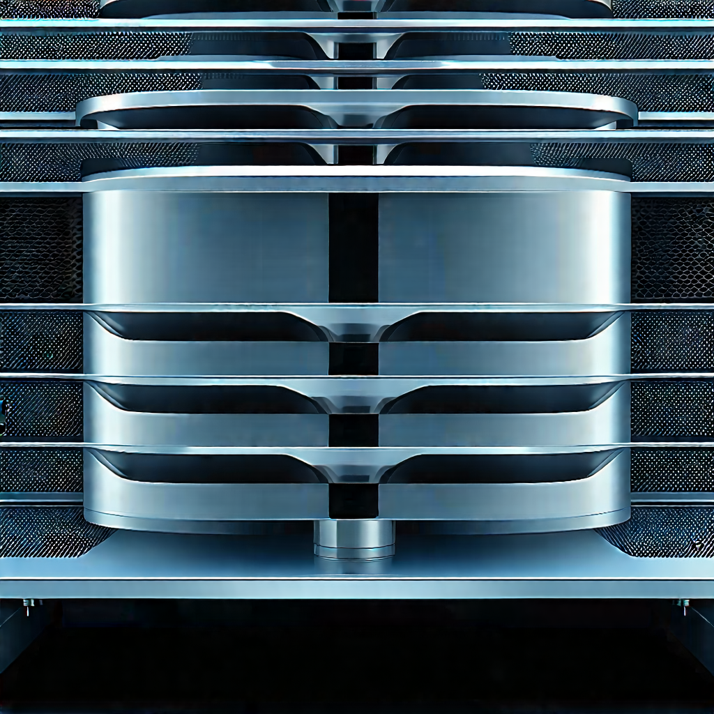 Close-up of cooling system