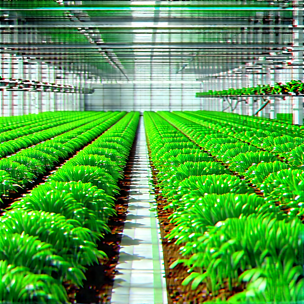 Agricultural technology in manufacturing facility