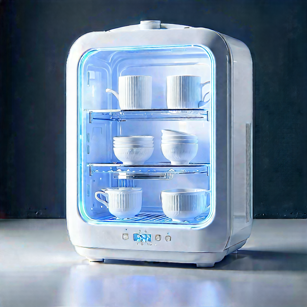 Innovative Smart Appliance Design With Small, White,