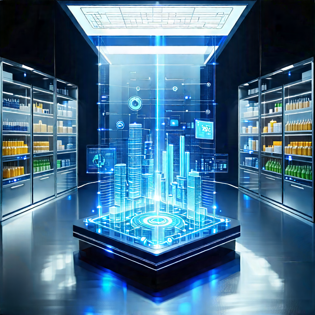Financial Technology In Manufacturing Facility With Image, There