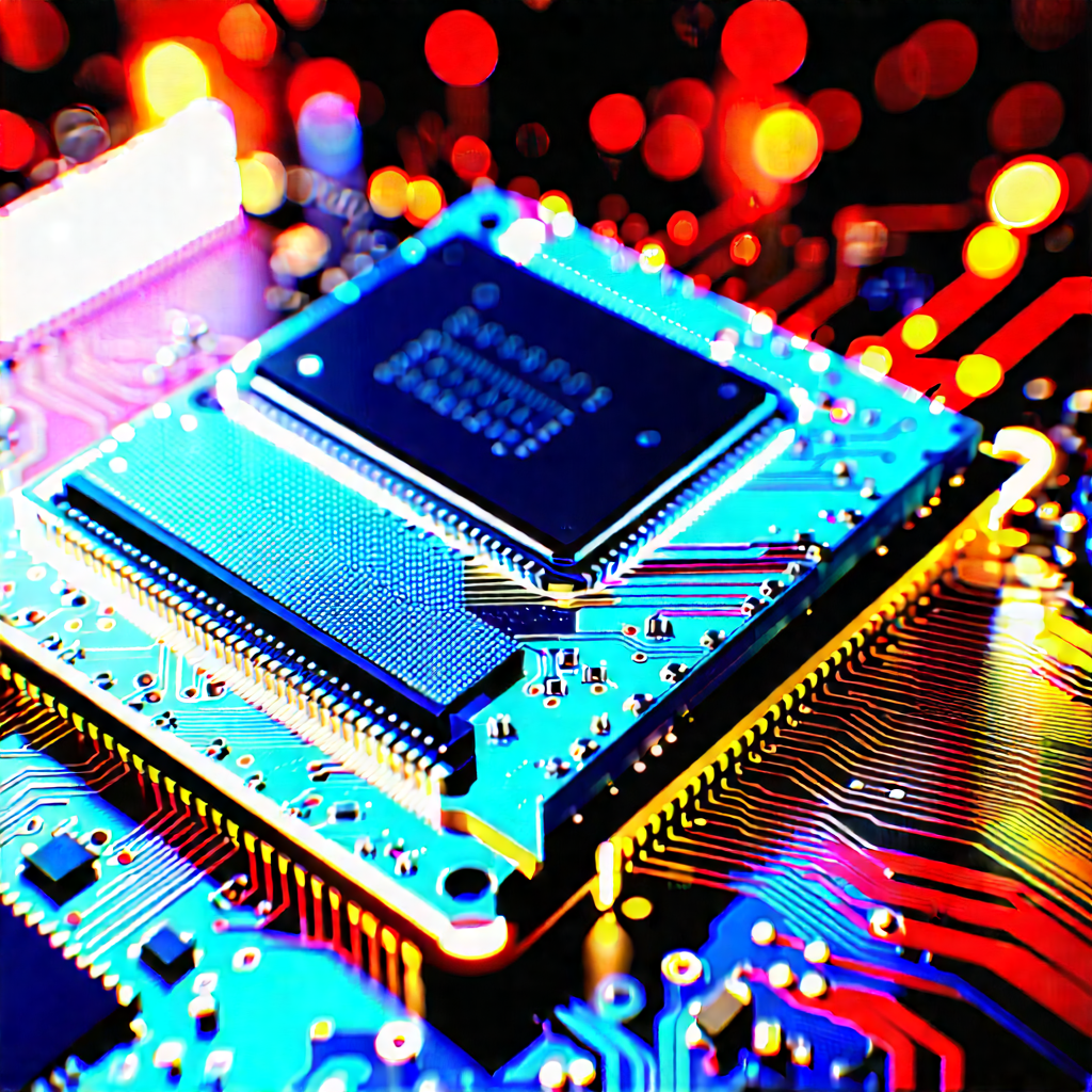 Close-up of memory module