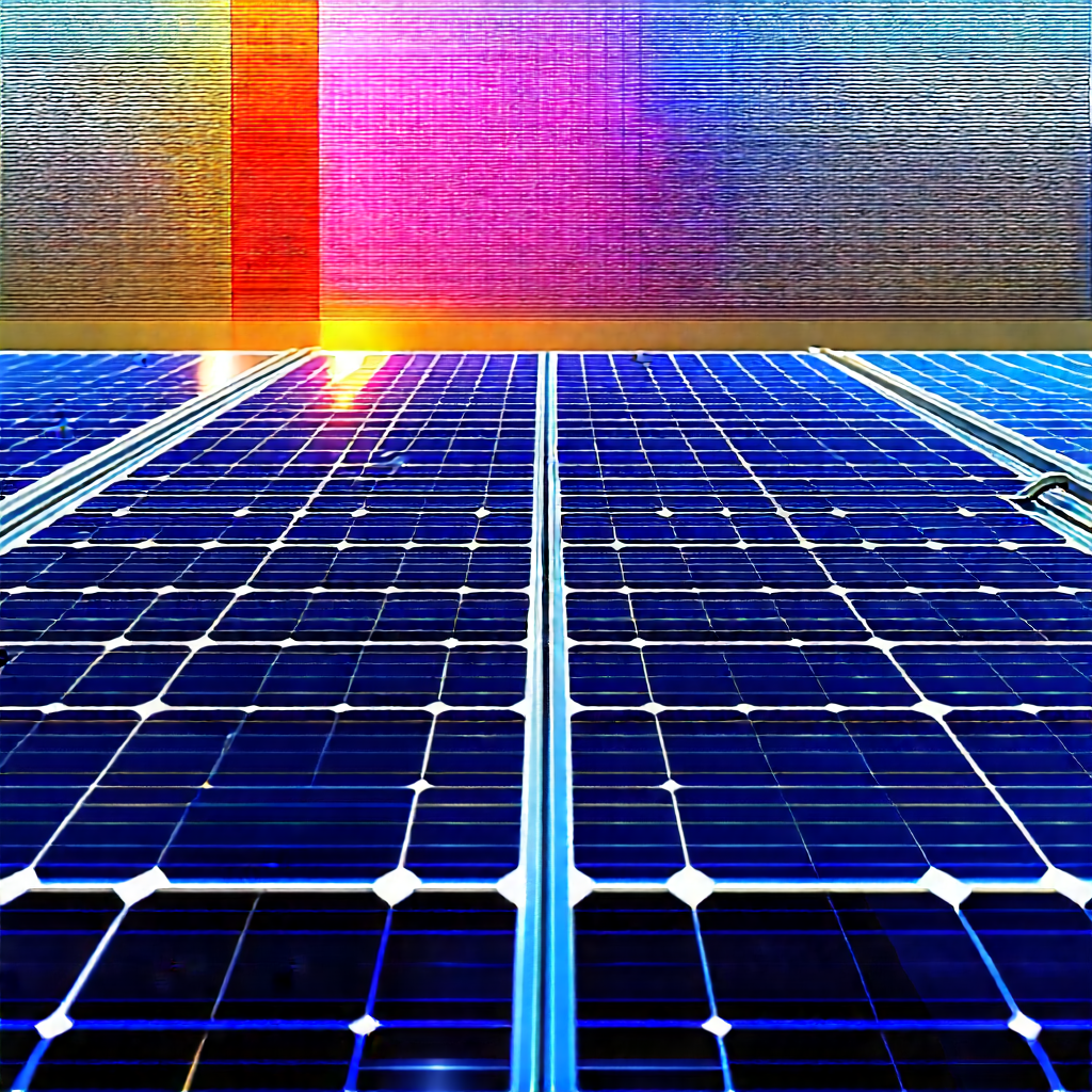 Solar Panel With Data Streams With Large Solar