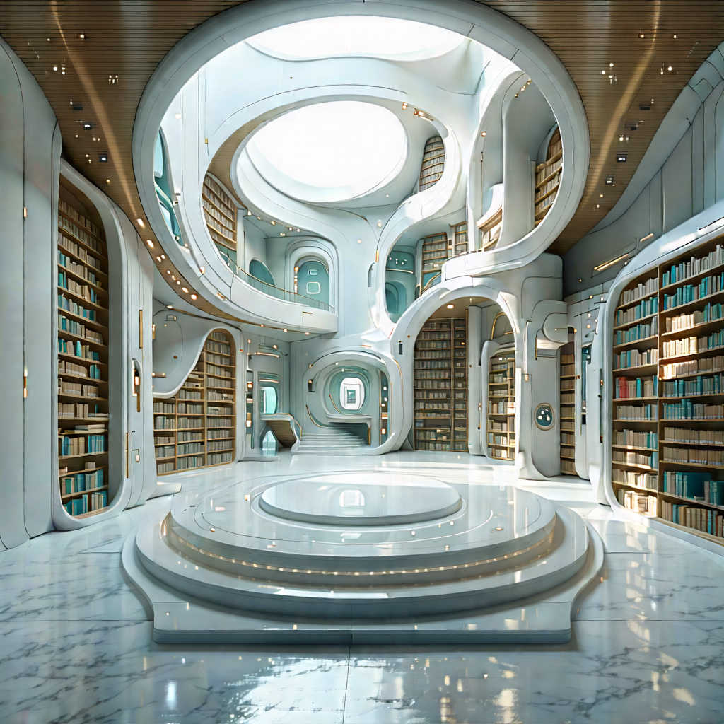 Educational Technology In Research Center With Image, There