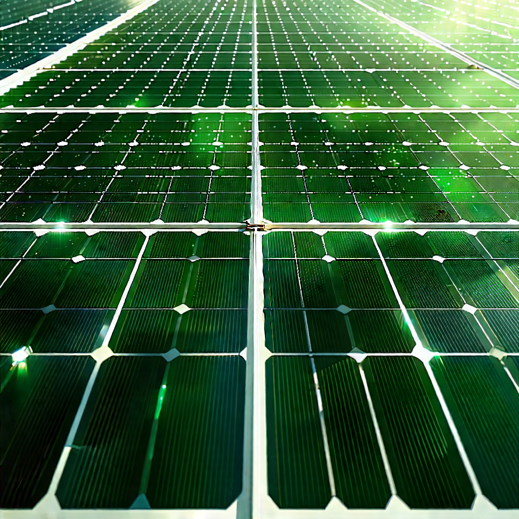 Solar Panel With Laser Scanning With Large Solar