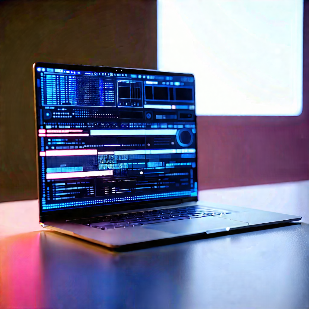 Laptop With User Interface With Laptop Computer