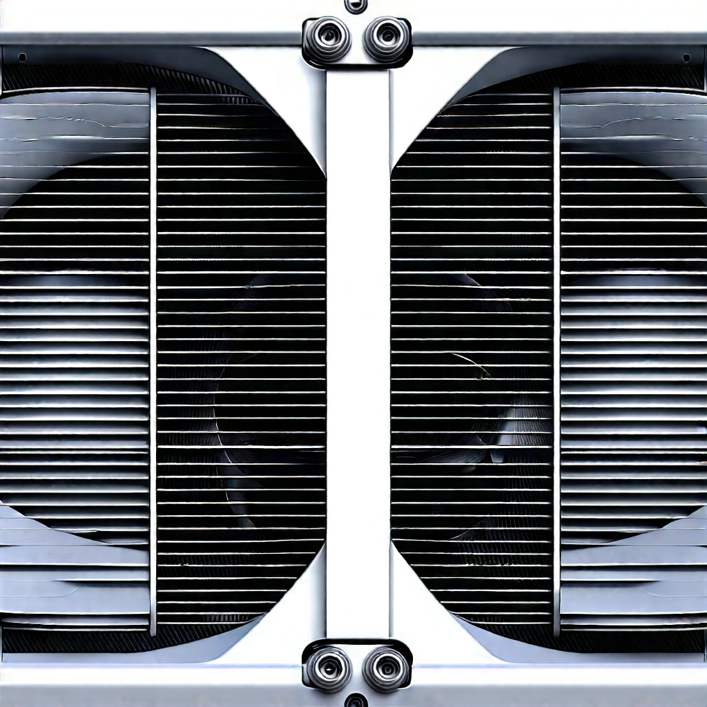Close-up of cooling system