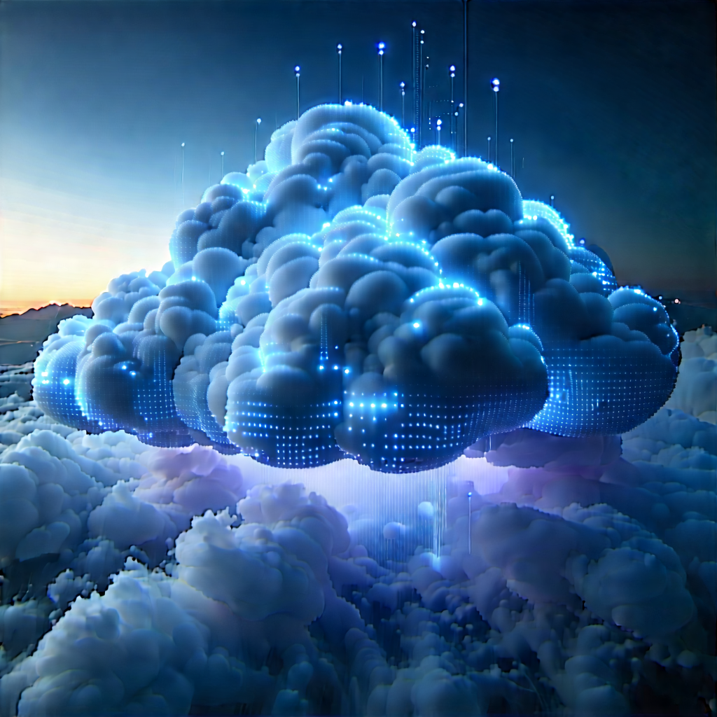 Cloud Computing Visualization With Image, There